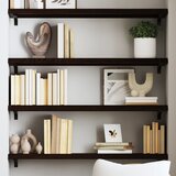  Zidna polica tamnosmeđa 100x30x(2-4) cm od obrađene hrastovine | shoptok.hr