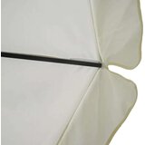 vidaXL Aluminijast senčnik bele barve s prenosnim stojalom | Shoptok.si