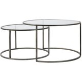 Light & Living Sive okrogle steklene mizice v kompletu 2 kos ø 75 cm Duarte - Light & Living Cene