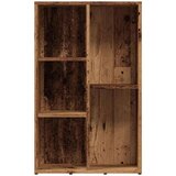 vidaXL Knjižna omara starinski les 45x25x80 cm inženirski les | Shoptok.si
