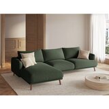 Micadoni Zelena kotna sedežna garnitura (levi kot/z ležalnikom) Naomi – | Shoptok.si