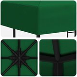 Gazebo 3 x 3 m Zelena Poliester i čelik 190 gsm | shoptok.hr