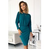 Numoco Ribbed dress with cuffs on the sleeves | ePonuda.com