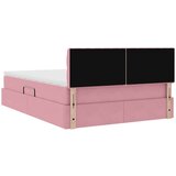  Krevet s od storage s madracem Ružičasta 140 x 190 cm Baršun | shoptok.hr