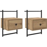  Noćni ormar s ladicama 2 pcs Umjetnički hrast 35 x 30 x 51 cm | shoptok.hr