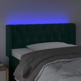  LED uzglavlje tamnozeleno 103x16x78/88 cm baršunasto | shoptok.hr