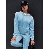 DStreet Complete women's velour RELAX FIT light blue Cijene