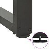  Noge za barski stol T-oblika 2 kom antracit 50x35x(90-91) cm čelik | shoptok.hr