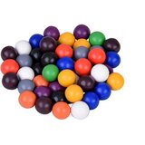  Drvena edukativna slagalica - veliki set od 50 kuglica u boji + sorter! | shoptok.hr