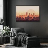  Slika - Heat of the City (1 Part) Wide 120x80 U crnom drvenom okviru | shoptok.hr