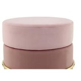Kayoom TABURE, kovina, tekstil, leseni material roza, zlate barve | Shoptok.si