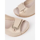GOODIN Beige low wedge sandals | shoptok.hr