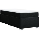 Box spring krevet s madracem crni 90x190 cm od tkanine Siva jedna veličina | shoptok.hr
