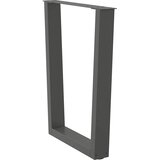  Noge za blagovaonski stol V-oblika 2 kom antracit 60 x (72-73,3) cm čelik | shoptok.hr