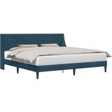  Okvir za krevet s uzglavljem Plava 180 x 200 cm Baršun - Plava 180 x 200 cm | shoptok.hr