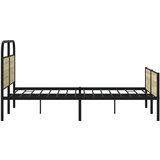  Posteljni okvir brez vzmetnice 135x190 cm sonoma hrast inž. les, (21608571) | Shoptok.si