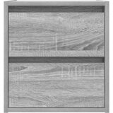  Zidni noćni ormarići 2 kom boja sivog hrasta sonome 38x34x40 cm | shoptok.hr