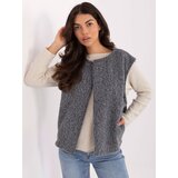 RUE PARIS Vest-IT-KZ-FL9622.29P-dark gray Cene
