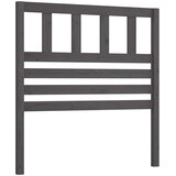  Uzglavlje za krevet sivo 96 x 4 x 100 cm od masivne borovine | shoptok.hr