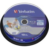 Verbatim 1x10 BD-R Blu-Ray 25GB 6x Speed DL Wide Printable CB Cijene