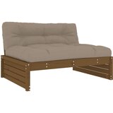 Maison Chic Sredinski kavč - Sofa - Kanape medeno rjav 120x80 cm trdna borovina, (21727239) Cene