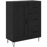  Kuhinjski ormarić Zidne s ladicama 2 pcs Crni hrast Konstruirano drvo | shoptok.hr