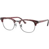 Ray-ban Clubmaster RX5154 8376 L (53) Rdeča/Kristalna | Shoptok.si