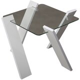 Hanah home Razstavljen (odprta embalaža) - Roman Mini - Shiny White klubska mizica, (21735258) | Shoptok.si