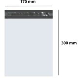  Kurirska folija za pakiranje – 100 komada – 170x300mm | shoptok.hr