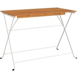  Sklopivi bistro stol 100 x 54 x 71 cm od drva bagrema i čelika | shoptok.hr
