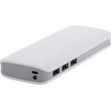  10000mah prenosna baterija led in 3x usb 2.1 powerbank bel | shoptok.hr