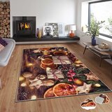 Conceptum Hypnose Tepih sa novogodišnjim motivima Asr-Crpt-28, Pravougaoni, 120 x 180 cm, Šareni | Eponuda.ba