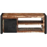  Višebojni stolić za kavu 90x50x36 cm puno drvo obrađeno | shoptok.hr