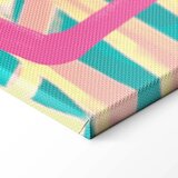  Slika - Pink Flamingo - Abstract Flamingo Against Palms and Ice Cubes 40x60 Standard | shoptok.hr
