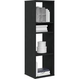 vidaXL Knjižna omara črna 34x31x112 cm inženirski les | Shoptok.si