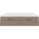  Okvir kreveta s madracima cappuccina 200x200 cm umjetna koža | shoptok.hr