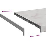  Prozorska klupčica Mramorna tekstura 140 x 45 x 4,5 cm PVC | shoptok.hr