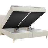 MID.YOU POSTELJA Z VZMETNICO 180 cm x 200 cm , les, tekstil, leseni material bež | Shoptok.si