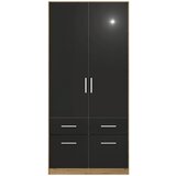 Rauch Möbel omara s klasičnimi vrati, siva, hrast artisan | Shoptok.si