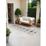 NORTHRUGS Črno-bel zunanji in notranji tekač 80x250 cm Duet Bowen – | Shoptok.si