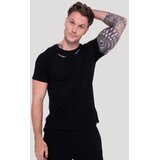 GymBeam tribal ribbed t-shirt black m Cene