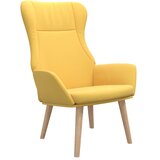  Stolica za opuštanje od tkanine boja senfa | shoptok.hr