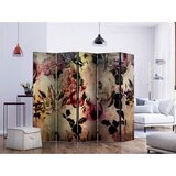 Artgeist Paravan Nostalgia Flowers, 5-Delni, Dvostranski | Shoptok.si