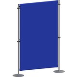 eurokraft pro Predelna stena, z 2 okroglima nogama, osnovni element, ŠxG 1000 x 280 mm, modre barve | Shoptok.si