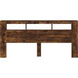  LED uzglavlje boja dimljenog hrasta 220x18,5x103,5 cm | shoptok.hr