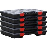 vidaXL Škatle za sortiranje 5 kosov 40x30x5 cm polipropilen | Shoptok.si