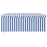 Tenda na ručno uvlačenje s roletom 3,5 x 2,5 m plavo-bijela | Eponuda.ba