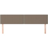  Uzglavlja 2 kom smeđesiva 100x5x78/88 cm od tkanine | shoptok.hr