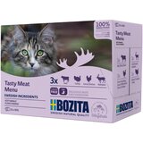 Bozita koščki v omaki mešano pakiranje 12 x 85 g - Miks mesni meni (4 sorte) Cene