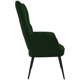  Stol za sproščanje temno zelen žamet, (20821708) | Shoptok.si